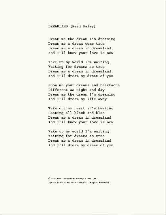 REID PALEY - Dreamland